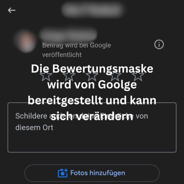 Google Bewertungsmakse