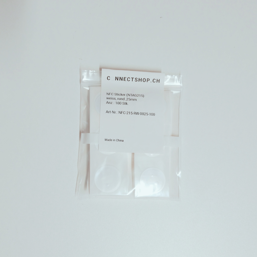 NFC Sticker NTAG215 100 Stück